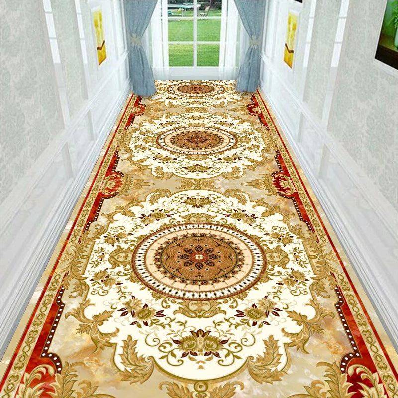 Vintage Floral Design Runner Mat Kalsten