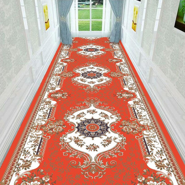 Vintage Floral Design Runner Mat Kalsten
