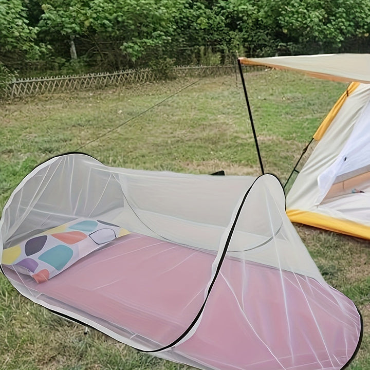 Kalsten | InsectoGuard Solo Mosquito Net | Ultralight & Foldable | With Zipper | 200×80×56 cm | For 1 Person