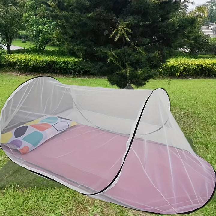 Kalsten | InsectoGuard Solo Mosquito Net | Ultralight & Foldable | With Zipper | 200×80×56 cm | For 1 Person