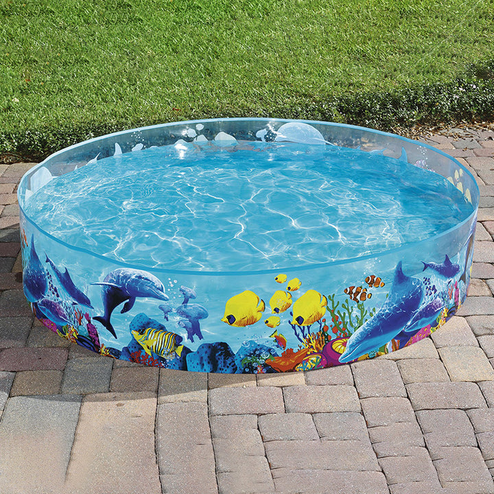 Women's Inflatable Children's Pool with Maritime Underwater Design Kalsten