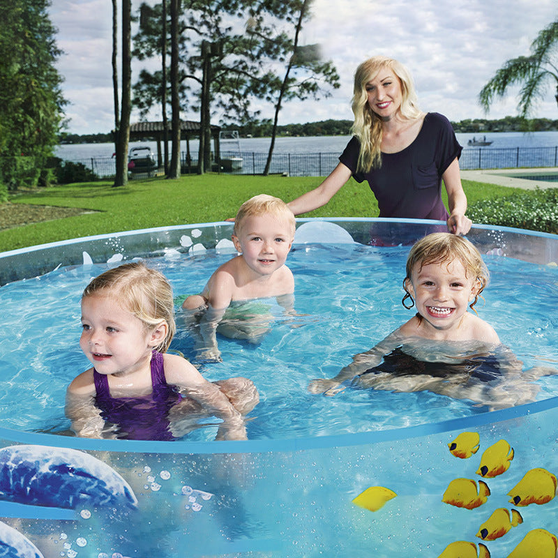 Women's Inflatable Children's Pool with Maritime Underwater Design Kalsten