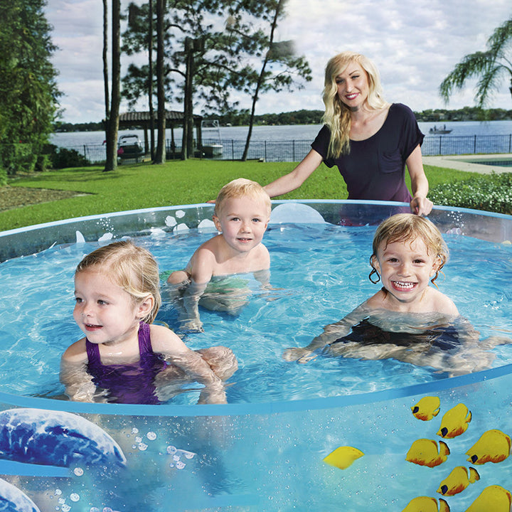 Women's Inflatable Children's Pool with Maritime Underwater Design Kalsten