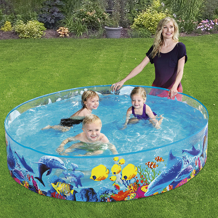 Women's Inflatable Children's Pool with Maritime Underwater Design Kalsten