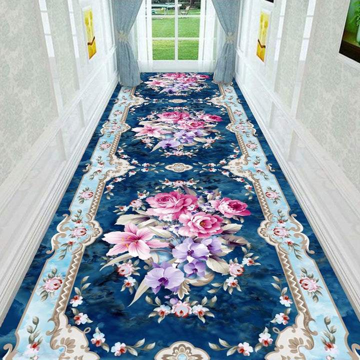 Vintage Floral Design Runner Mat Kalsten