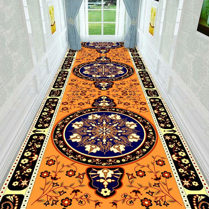 Vintage Floral Design Runner Mat Kalsten
