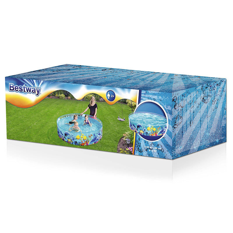 Women's Inflatable Children's Pool with Maritime Underwater Design Kalsten