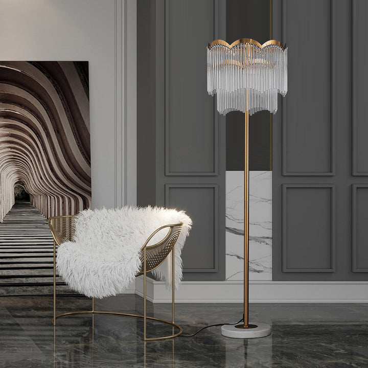 Modern Crystal Glass Floor Lamp
