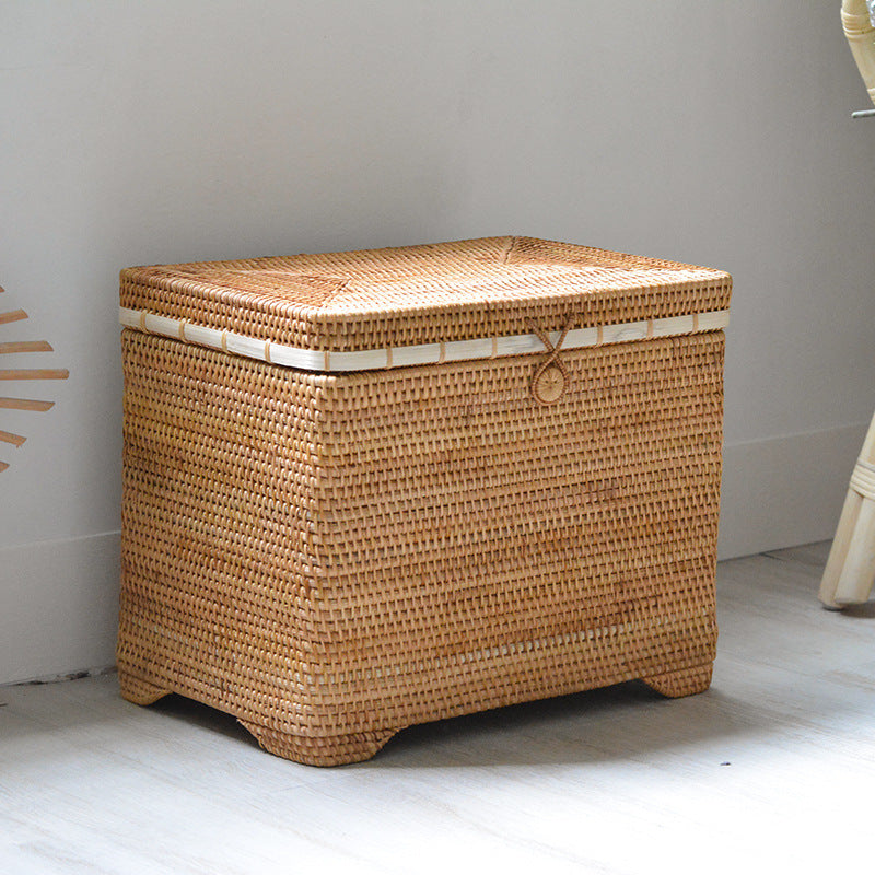Stylish storage basket made of rattan Kalsten