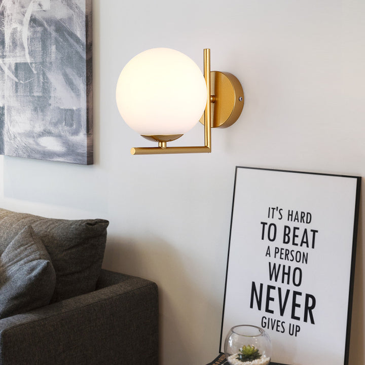 Modern Orb Wall Sconce