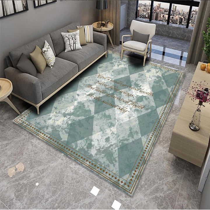 Geometric Pattern Area Rug Kalsten