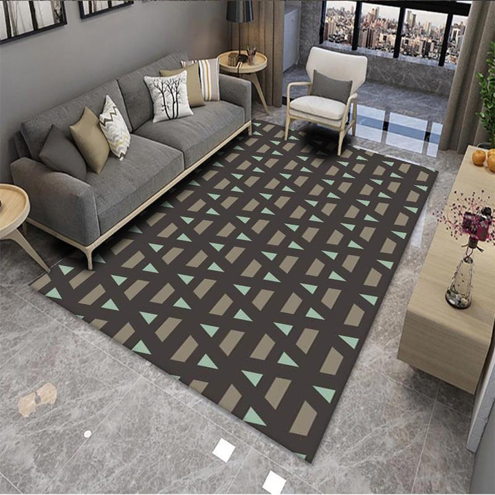Geometric Pattern Area Rug Kalsten