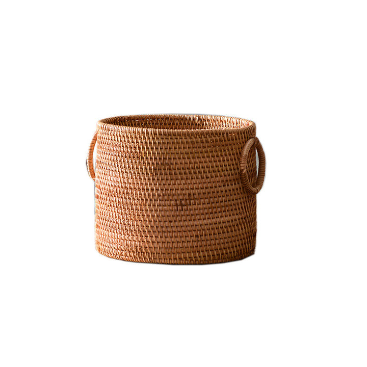 Rund braided storage basket Kalsten