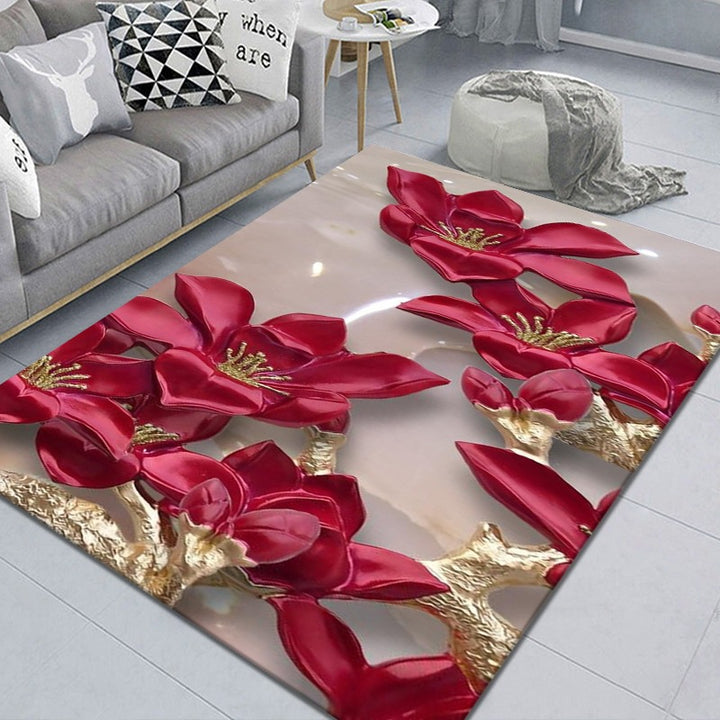 Floral Design Area Rug Kalsten