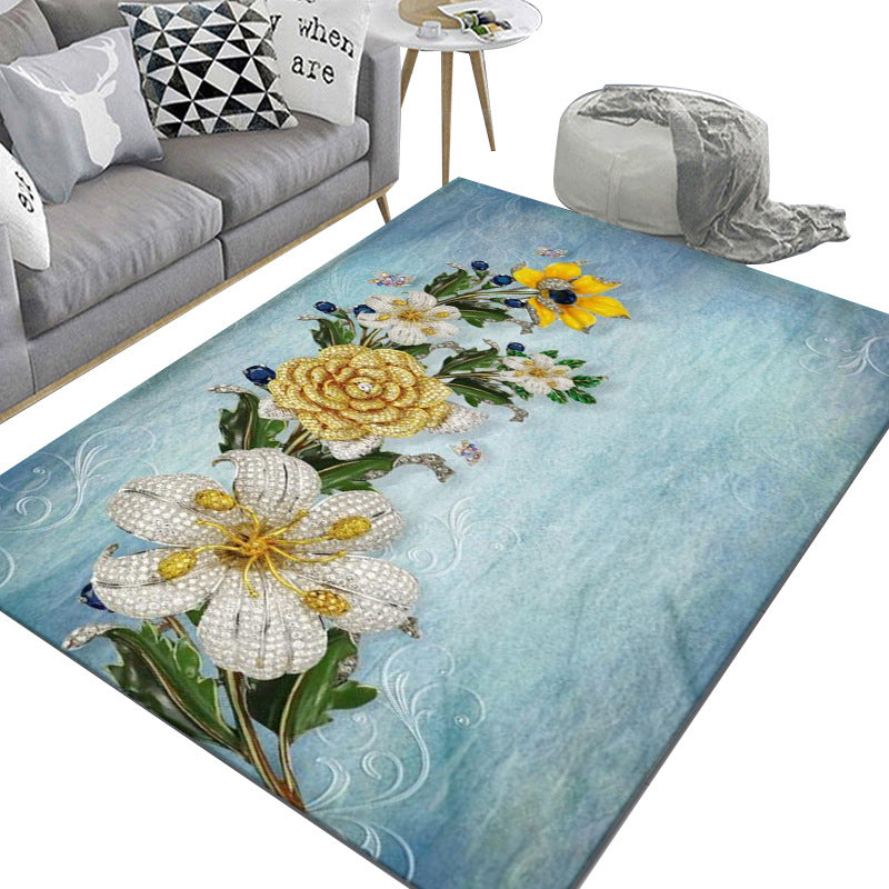 Floral Design Area Rug Kalsten