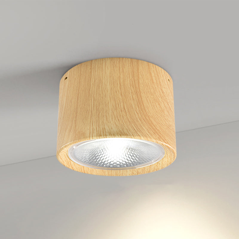 Flush Mount Light Iron 4.7 in 12W White Modern Ceiling Fixture Living Room Bedroom Lighting | Kalsten