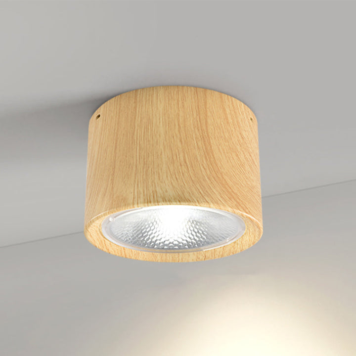 Flush Mount Light Iron 4.7 in 12W White Modern Ceiling Fixture Living Room Bedroom Lighting | Kalsten
