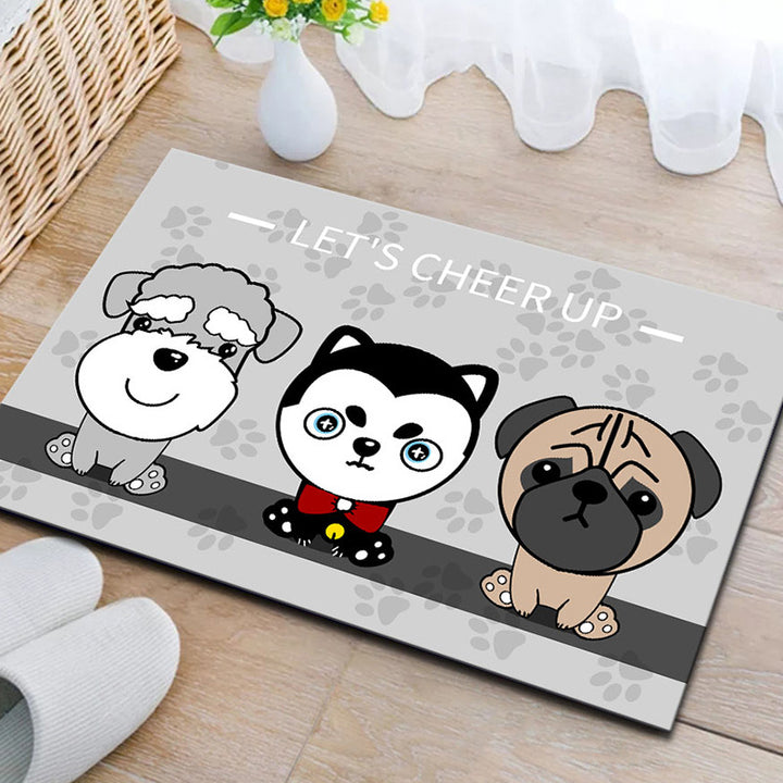 Playful Cat-Themed Kitchen Mat Set Kalsten