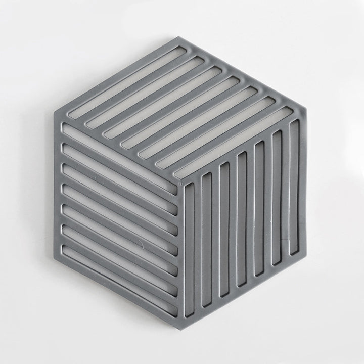 Unisex Silicone Coaster with Geometric Design Kalsten