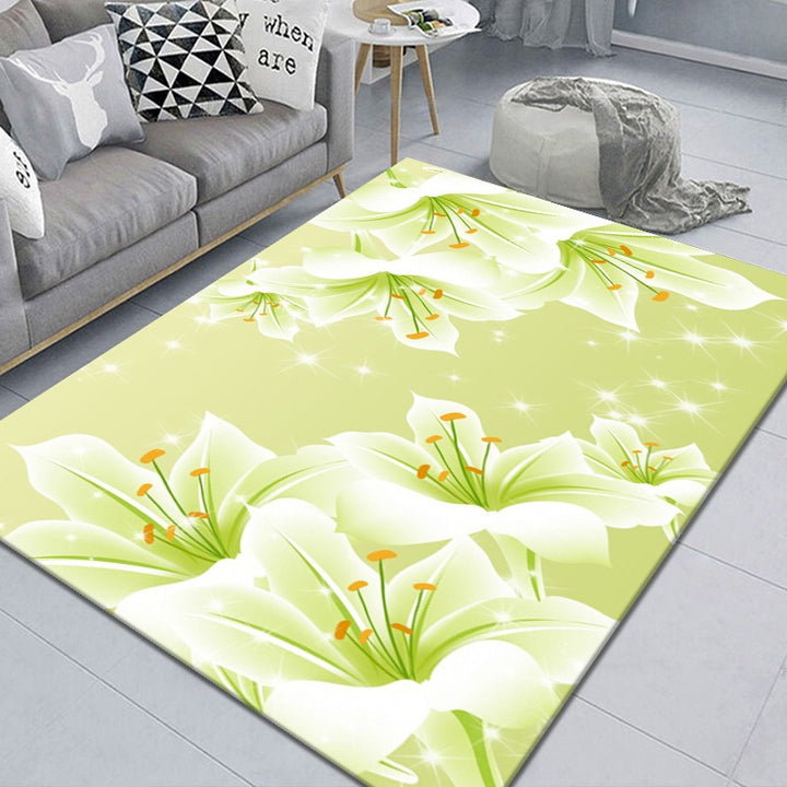 Floral Design Area Rug Kalsten