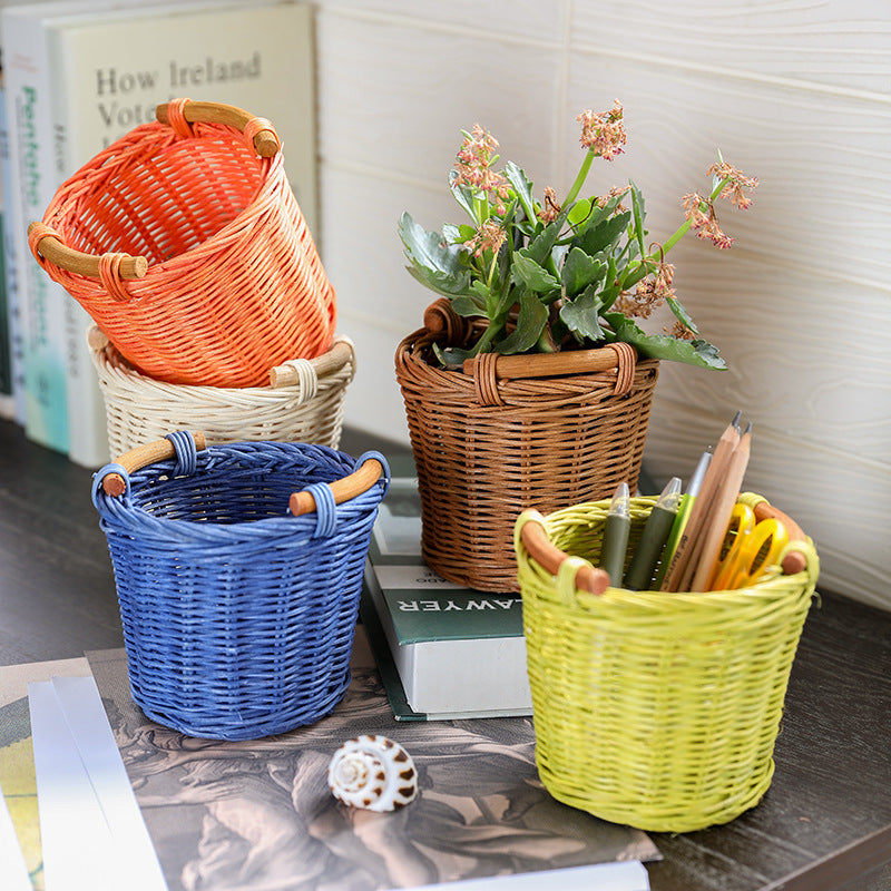 Handwoven Decorative Storage Basket Kalsten