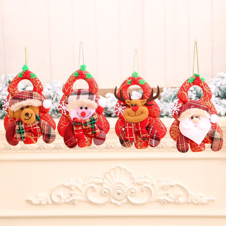 Plush Santa Character Hanging Ornament Kalsten