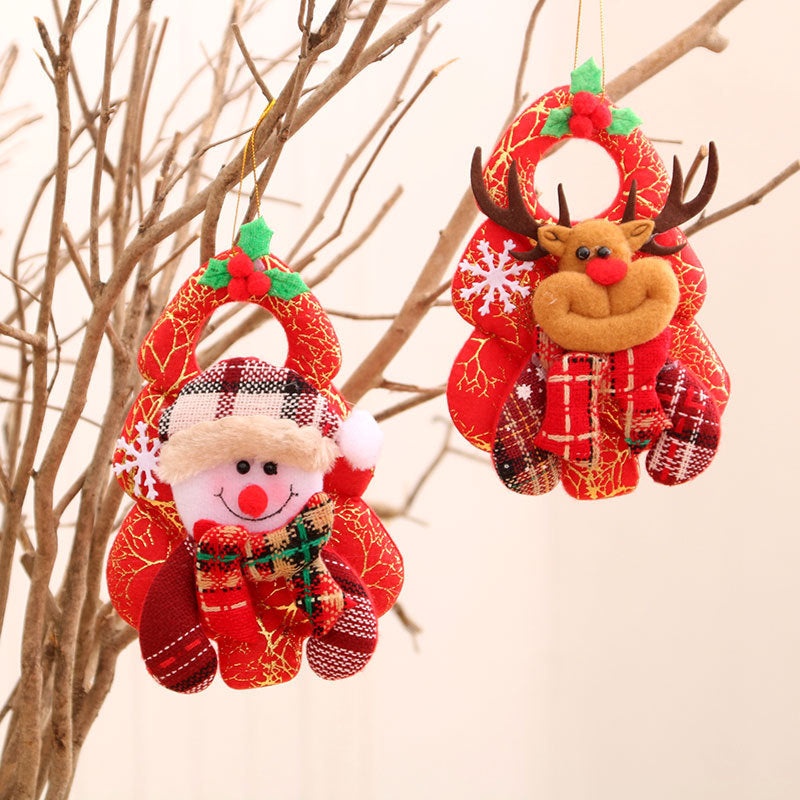 Plush Santa Character Hanging Ornament Kalsten