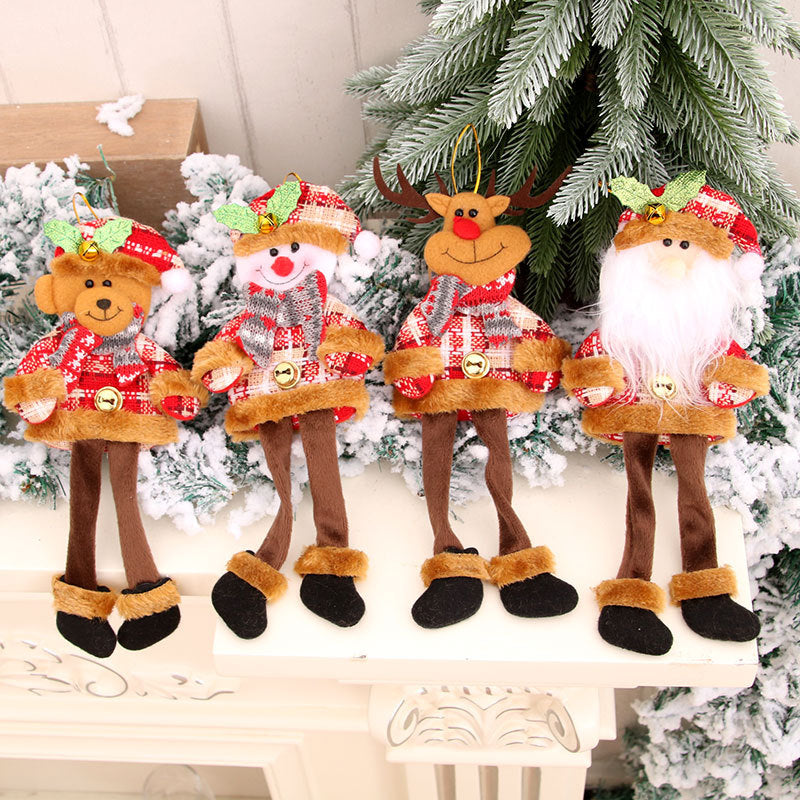 Festive Plush Bear Ornament Kalsten