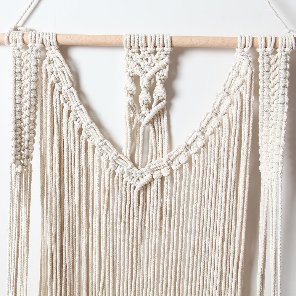 Wall-Mounted Macramé Shelf Kalsten