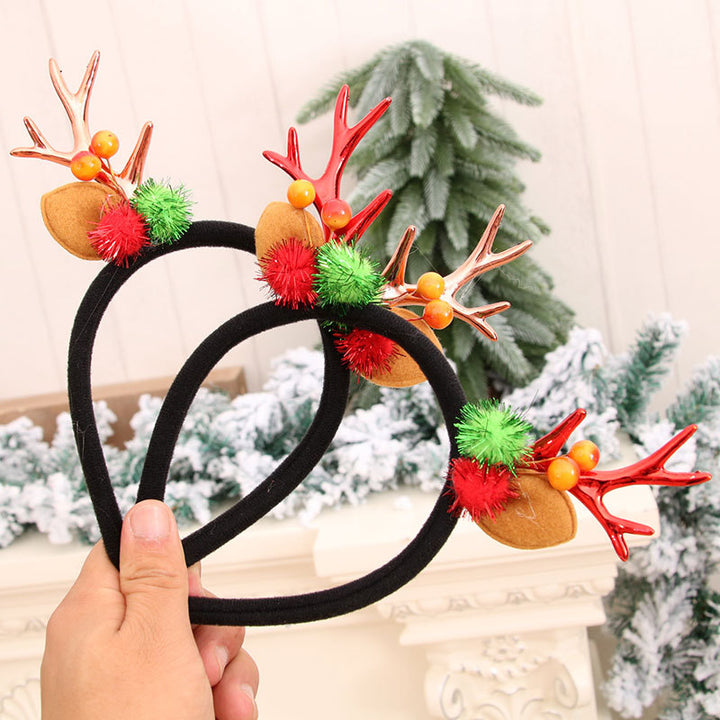 Festive Holiday Antler Headband Kalsten