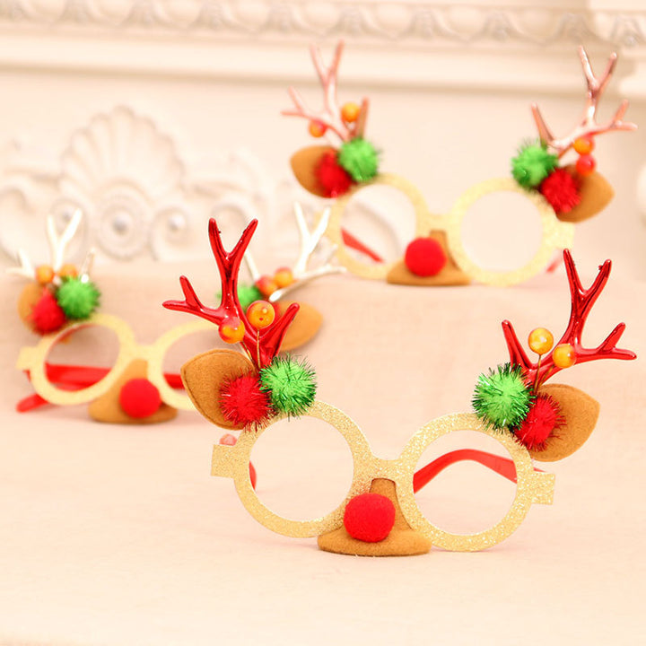 Fun Holiday-Themed Reindeer Glasses Kalsten
