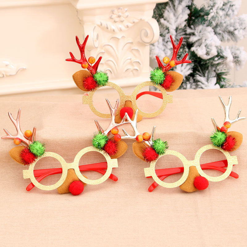 Fun Holiday-Themed Reindeer Glasses Kalsten