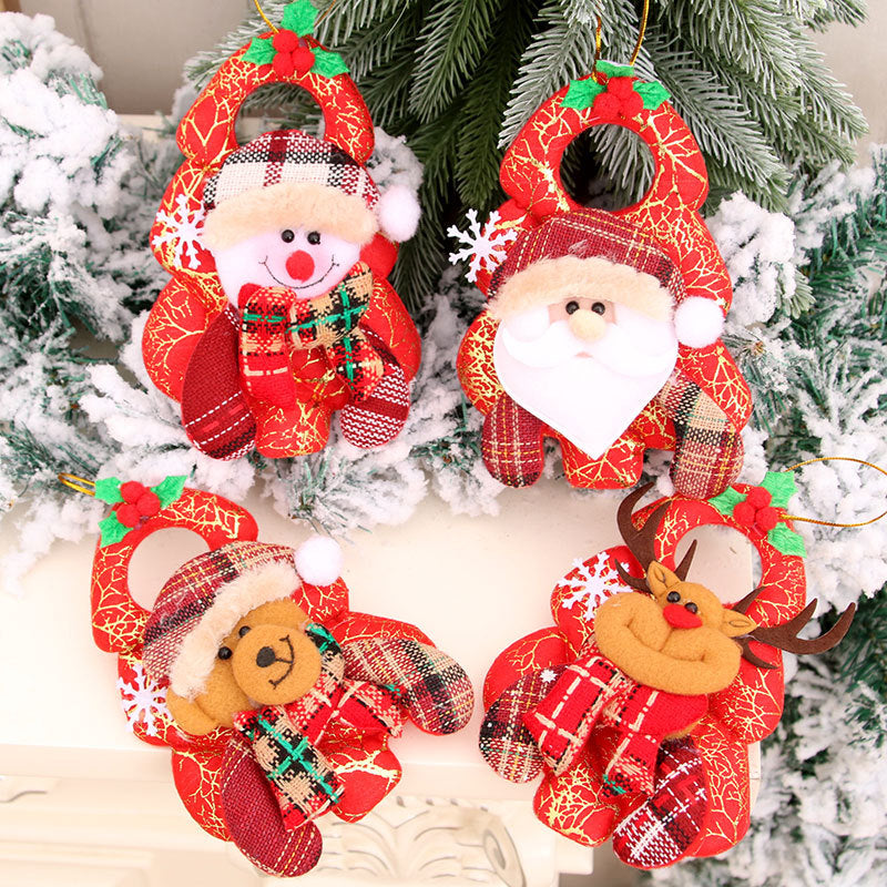 Plush Santa Character Hanging Ornament Kalsten