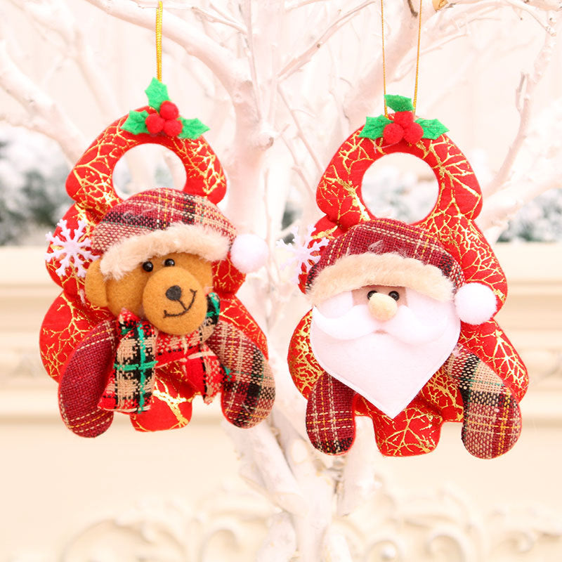 Plush Santa Character Hanging Ornament Kalsten