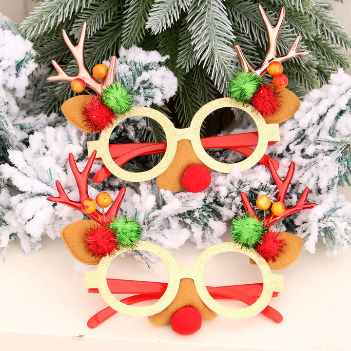 Fun Holiday-Themed Reindeer Glasses Kalsten