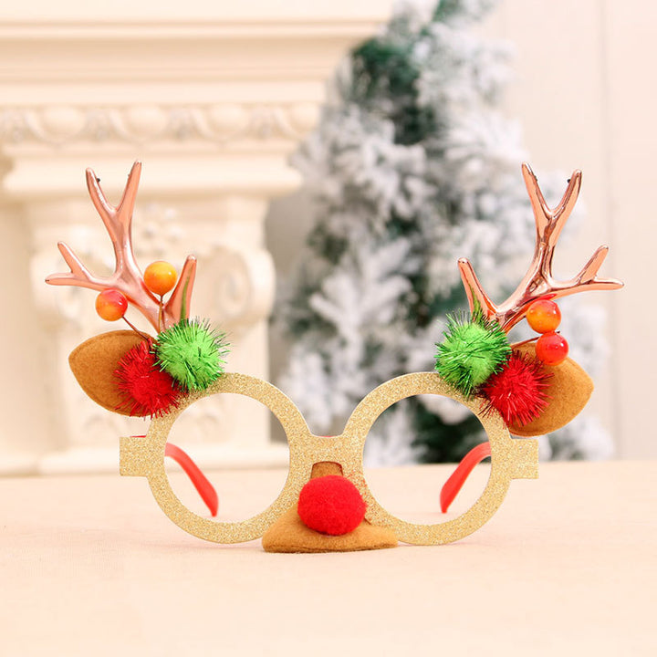 Fun Holiday-Themed Reindeer Glasses Kalsten