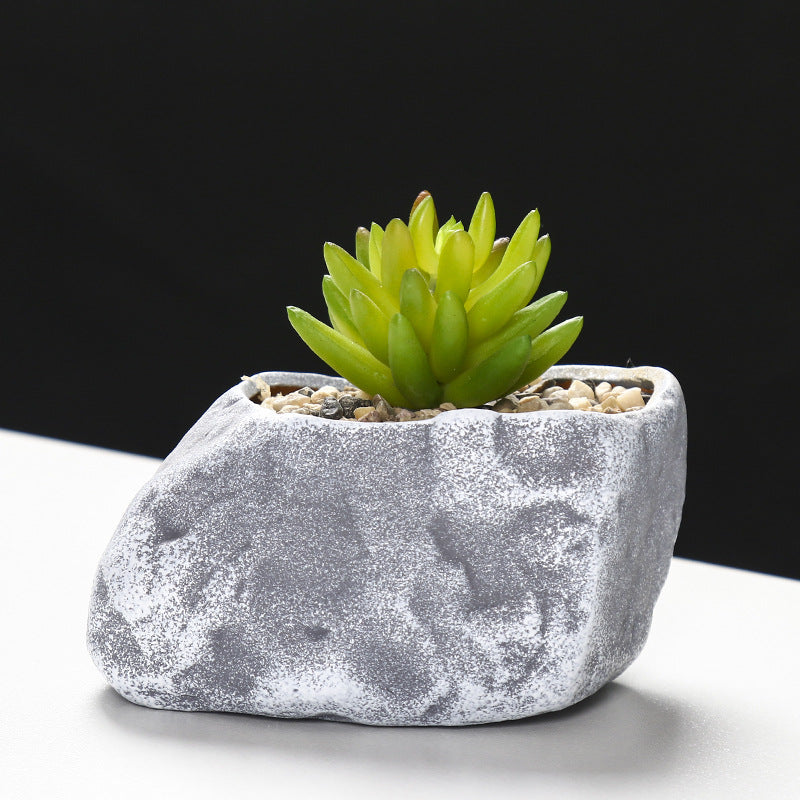 Creative Stone-Shaped Succulent Planter Kalsten