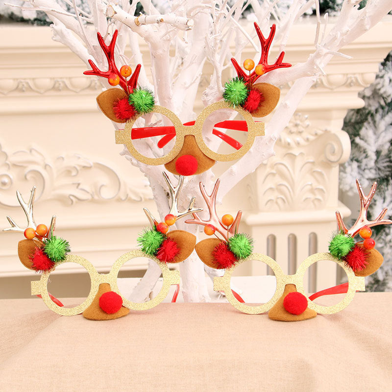 Fun Holiday-Themed Reindeer Glasses Kalsten