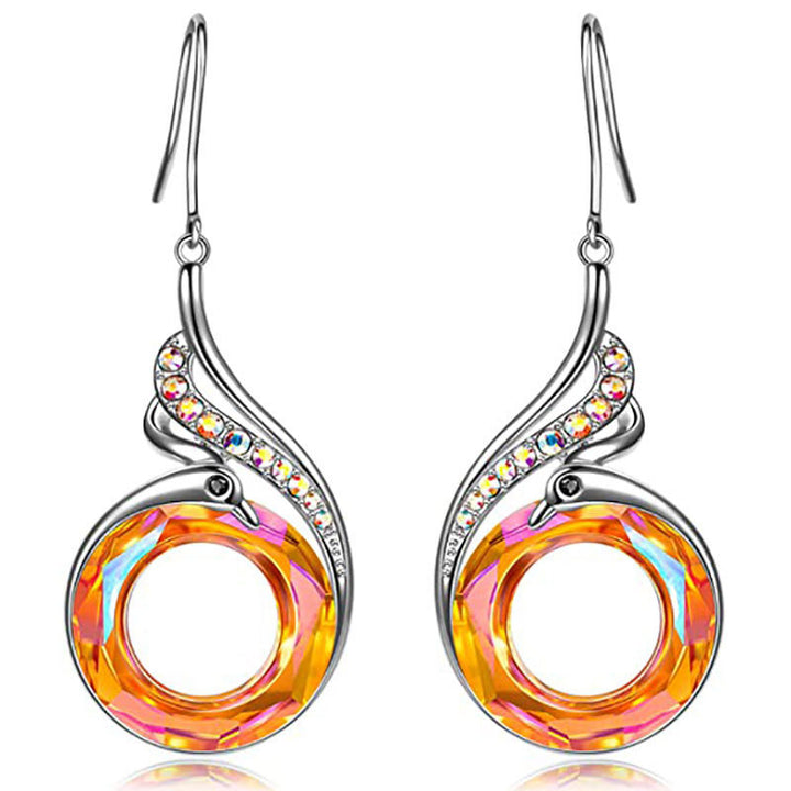 Luxurious Crystal-Embellished Pendant Necklace Kalsten