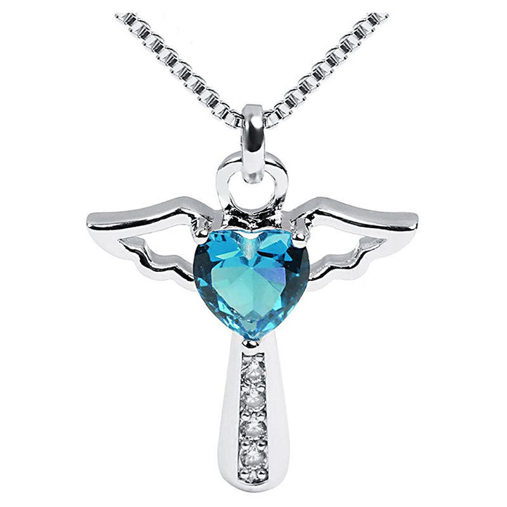 Winged Heart Pendant Necklace Kalsten