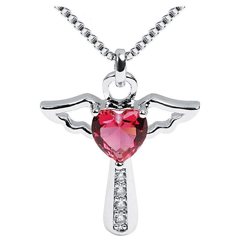 Winged Heart Pendant Necklace Kalsten