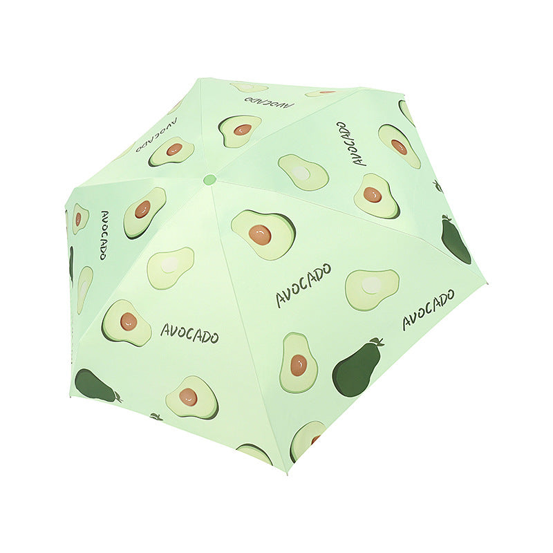 Women's compact and trendier rain protection in fruit design Kalsten