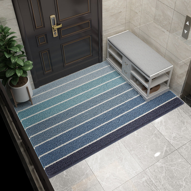 Decorative Striped Outdoor Mat Kalsten