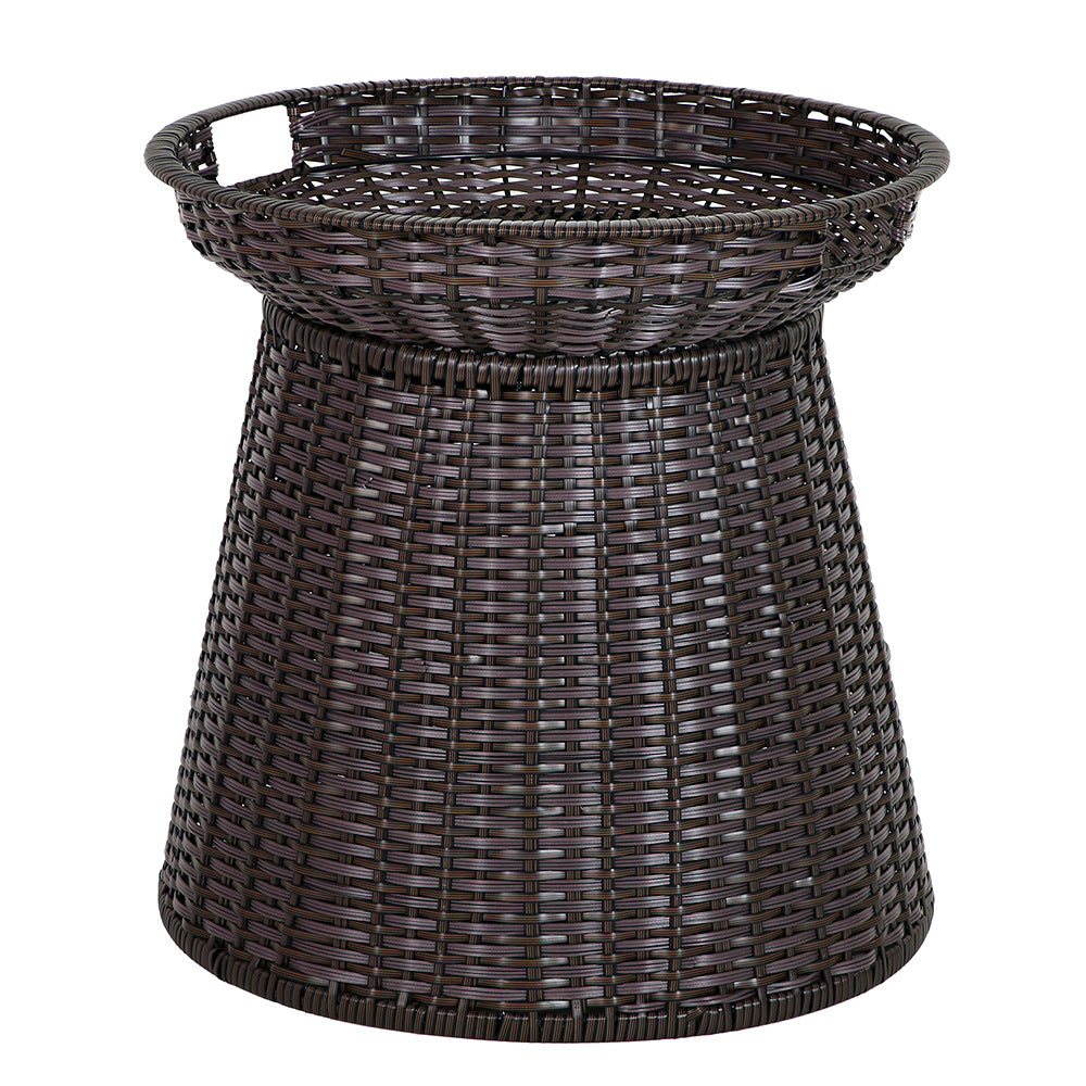 Geometric Woven Storage Bin Kalsten