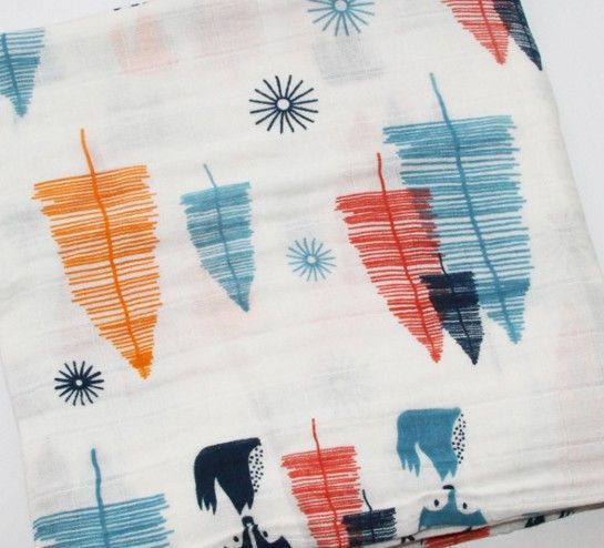 Soft Cotton Muslin Swaddle Blanket kalsten