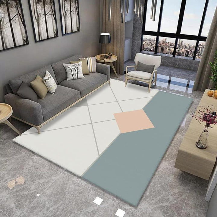 Geometric Pattern Area Rug Kalsten