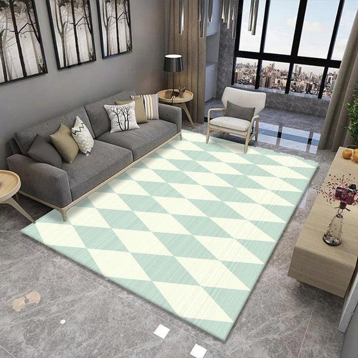 Geometric Pattern Area Rug Kalsten