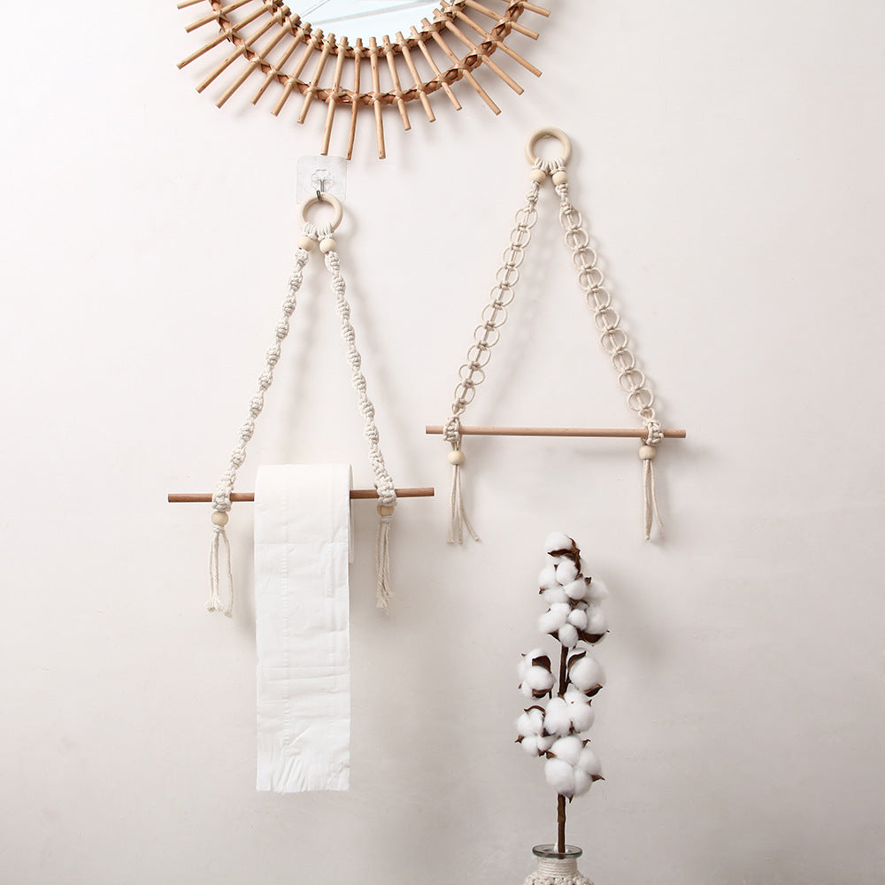 Decorative Macrame Toilet Paper Holder Kalsten