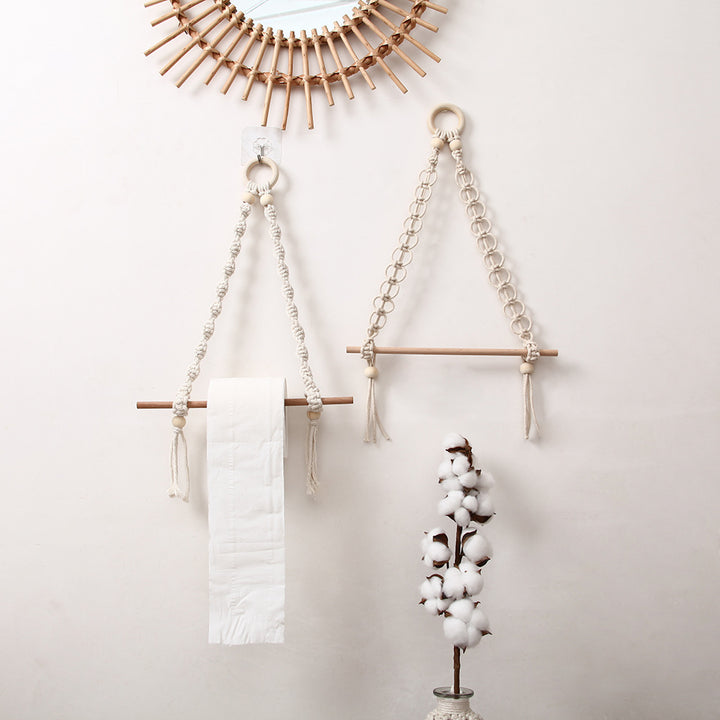 Decorative Macrame Toilet Paper Holder Kalsten