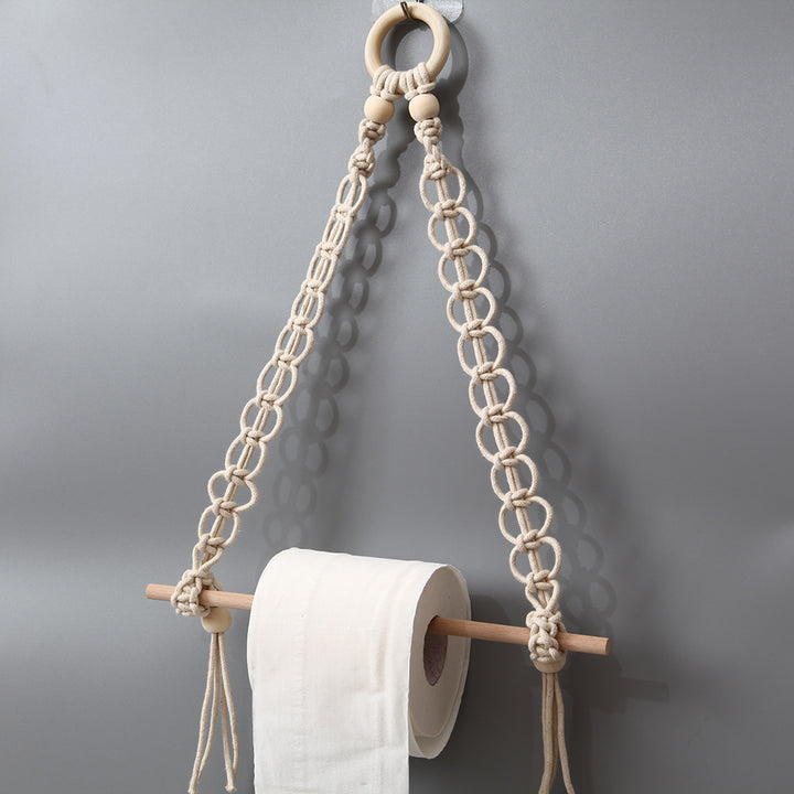 Decorative Macrame Toilet Paper Holder Kalsten